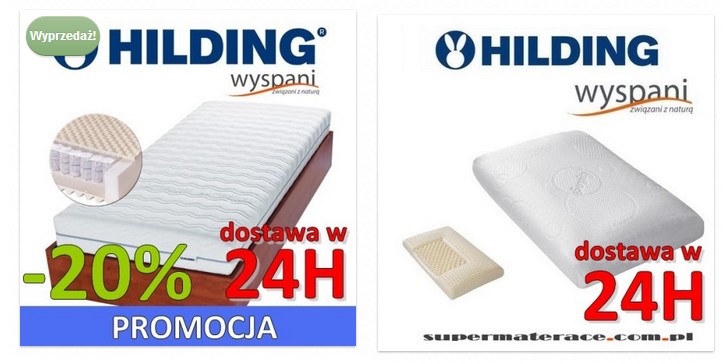 materac kieszeniowy i poduszka